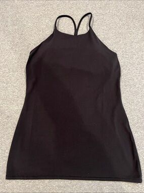 Lululemon Sun Setter tank black, size 8.